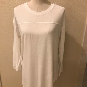 Splendid Long sleeve white Rayon T-shirts Small